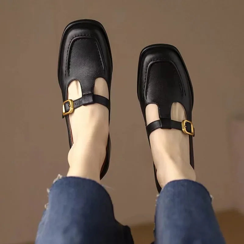 Classic Low Heel Mary Jane Women's Shoes