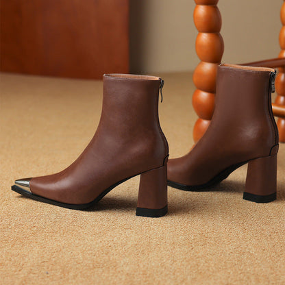Women's Ankle Boots Toe Cap