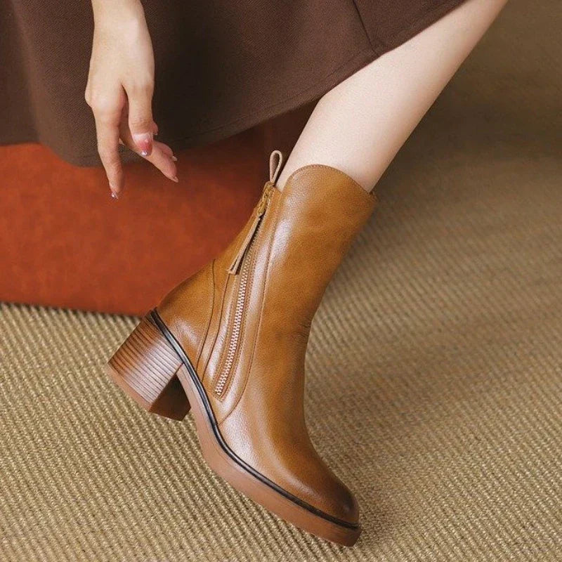 Women's Heeled Boots Structured Style