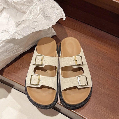Solange Women's Cushioned Buckle Sandals