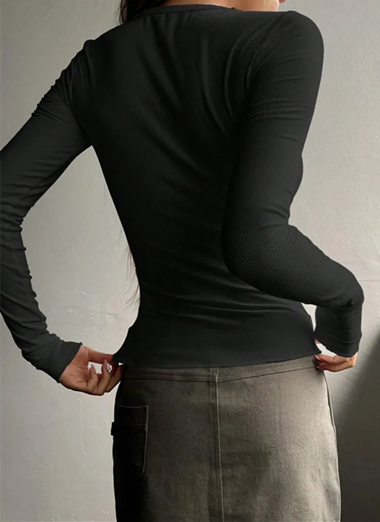 Women's Aurelia Ribbed Henley Summer