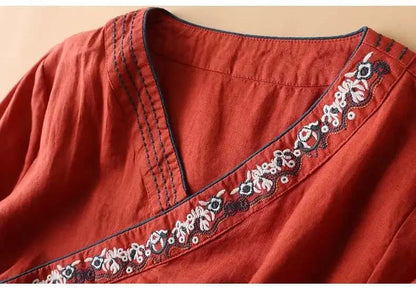Relaxed Fit Blouse Lightweight Breeze Pattern
