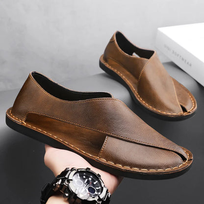 Lincoln Women's Leather Crossover Sandal