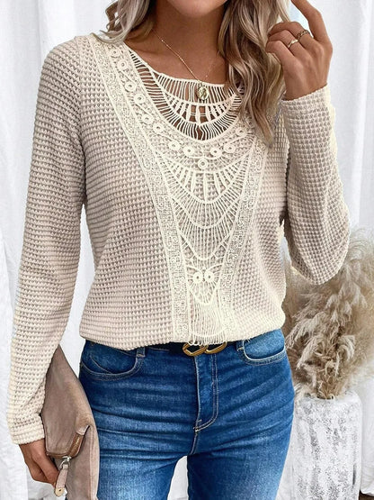 Women's Crochet Sweater - VibreMode