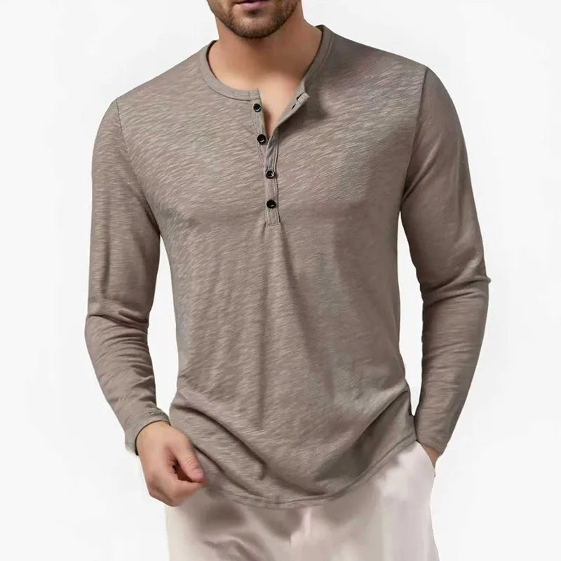 Women's Long Sleeve Henley Shirt
