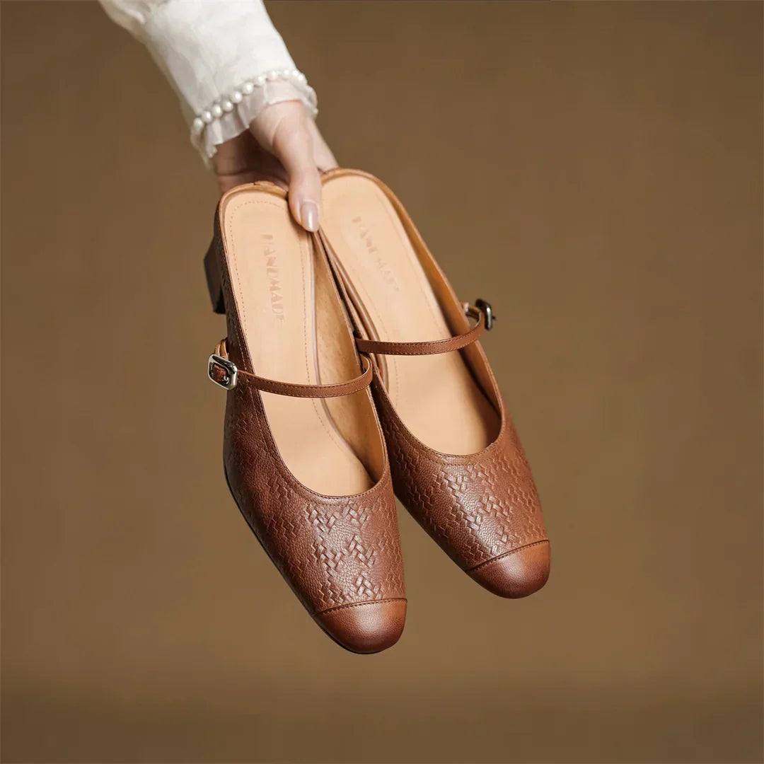 Women's Genuine Leather Mules