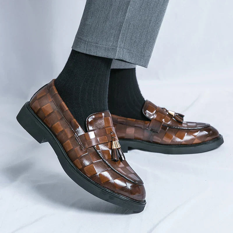 Hollis Men's Leather Formal Shoes - VibreMode