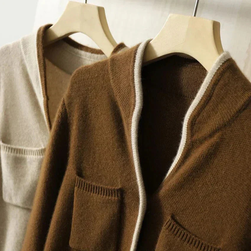 Women's Tailored Cardigan Button Up Vintage Style