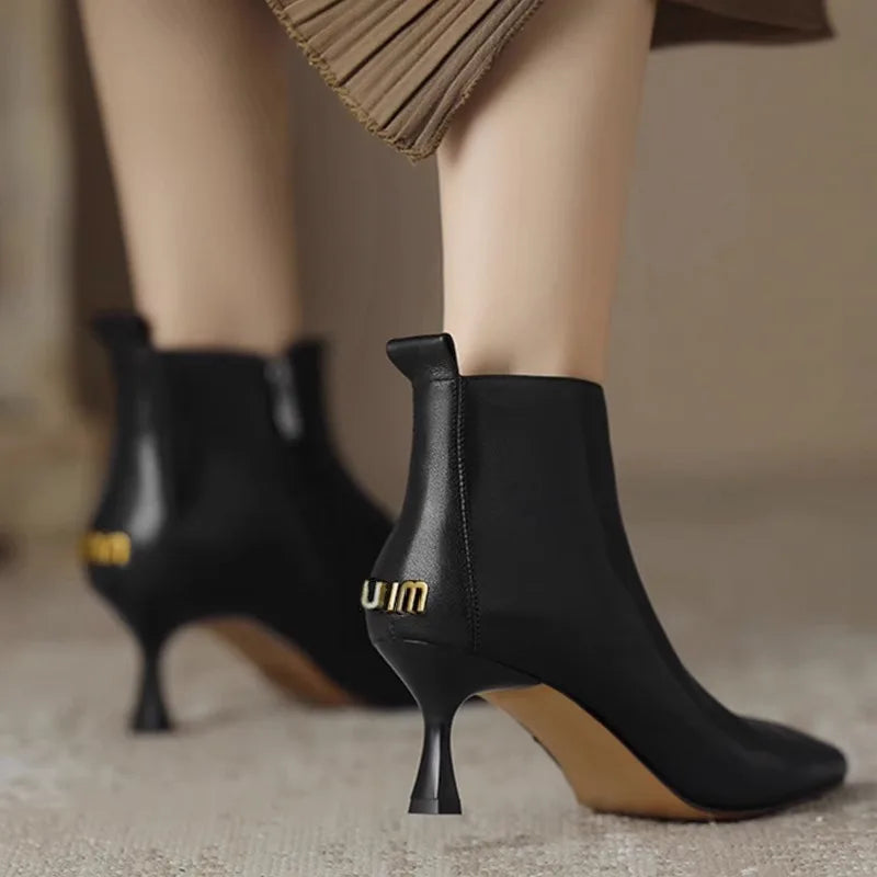 Women's Ankle Boots Pointed Heel