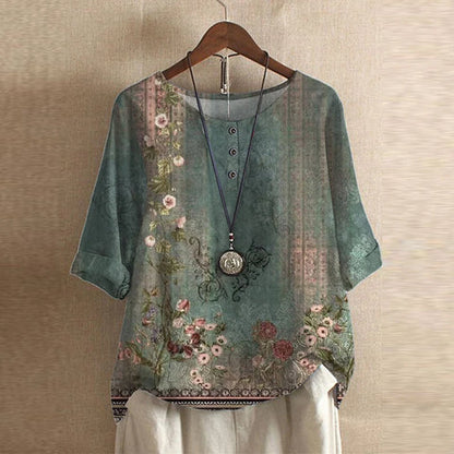 Women's Retro Blouse - VibreMode