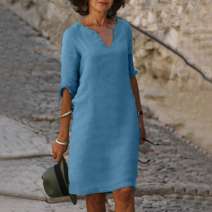 Women's Summer Sundress Cotton Casual