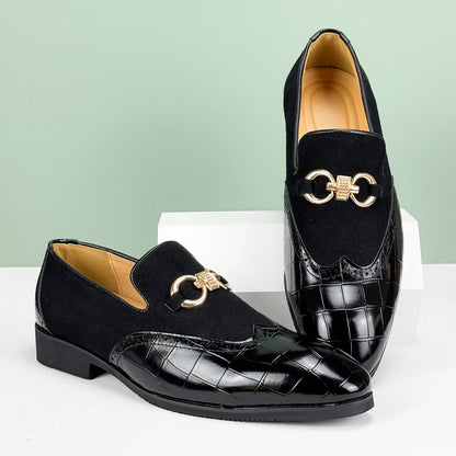 Real Leather Slip On Shoes
