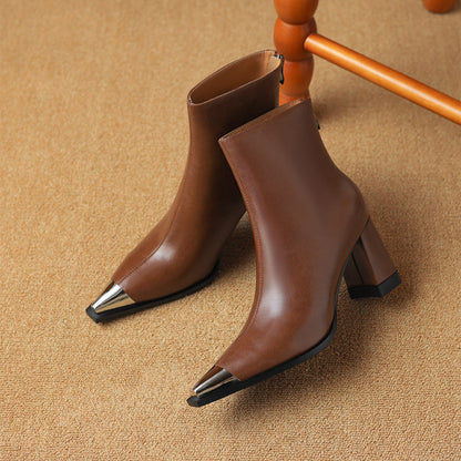 Women's Ankle Boots Toe Cap