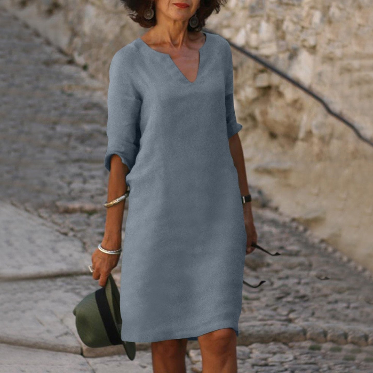 Women's V-Neck Summer Dress