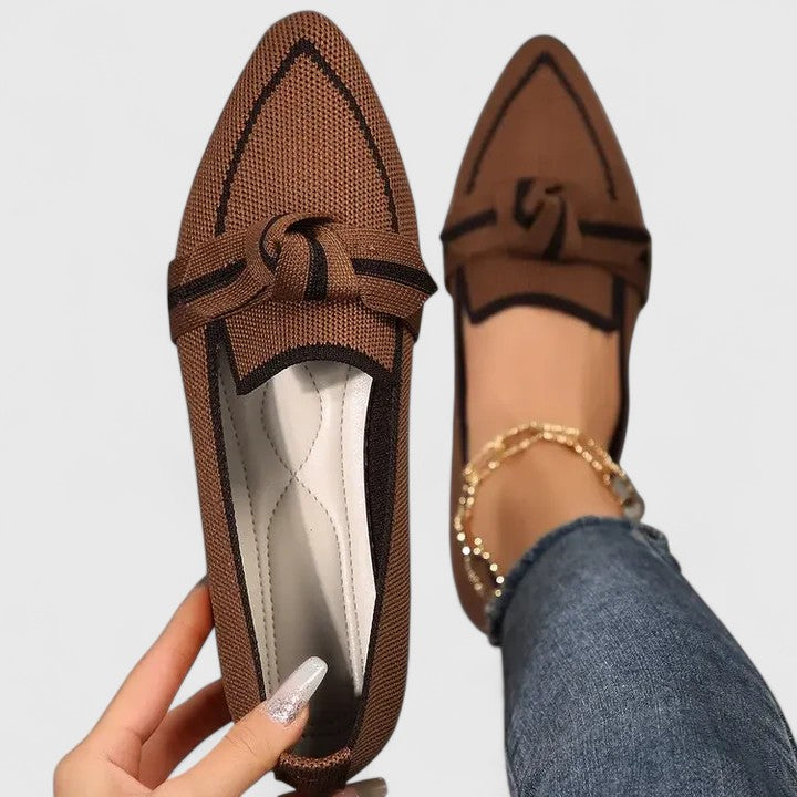 Comfortable Pointed Toe Slip On Mesh Loafers Flat Shoes