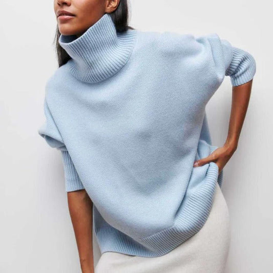 Women's Roll Neck Sweater Winter - VibreMode