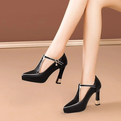 High Heel Crocodile Shoes