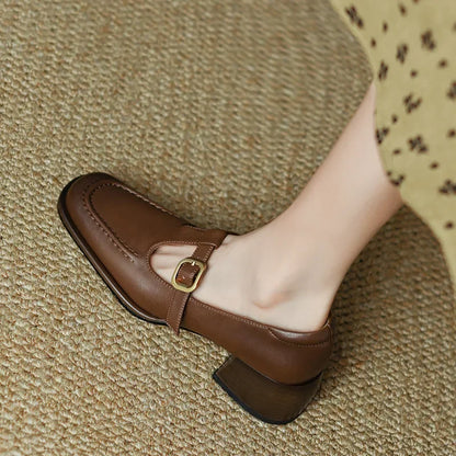 Classic Low Heel Mary Jane Women's Shoes