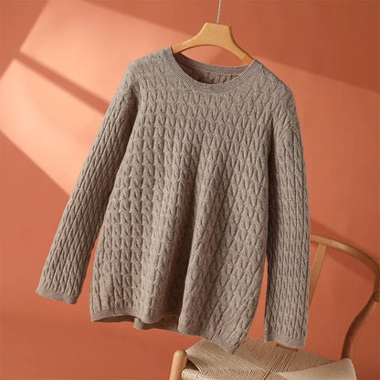 Women's Textured Long Sleeve Sweater