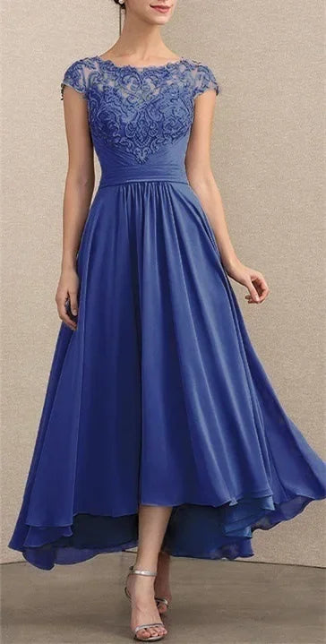 Beautiful Floral Floor Length Evening Dress
