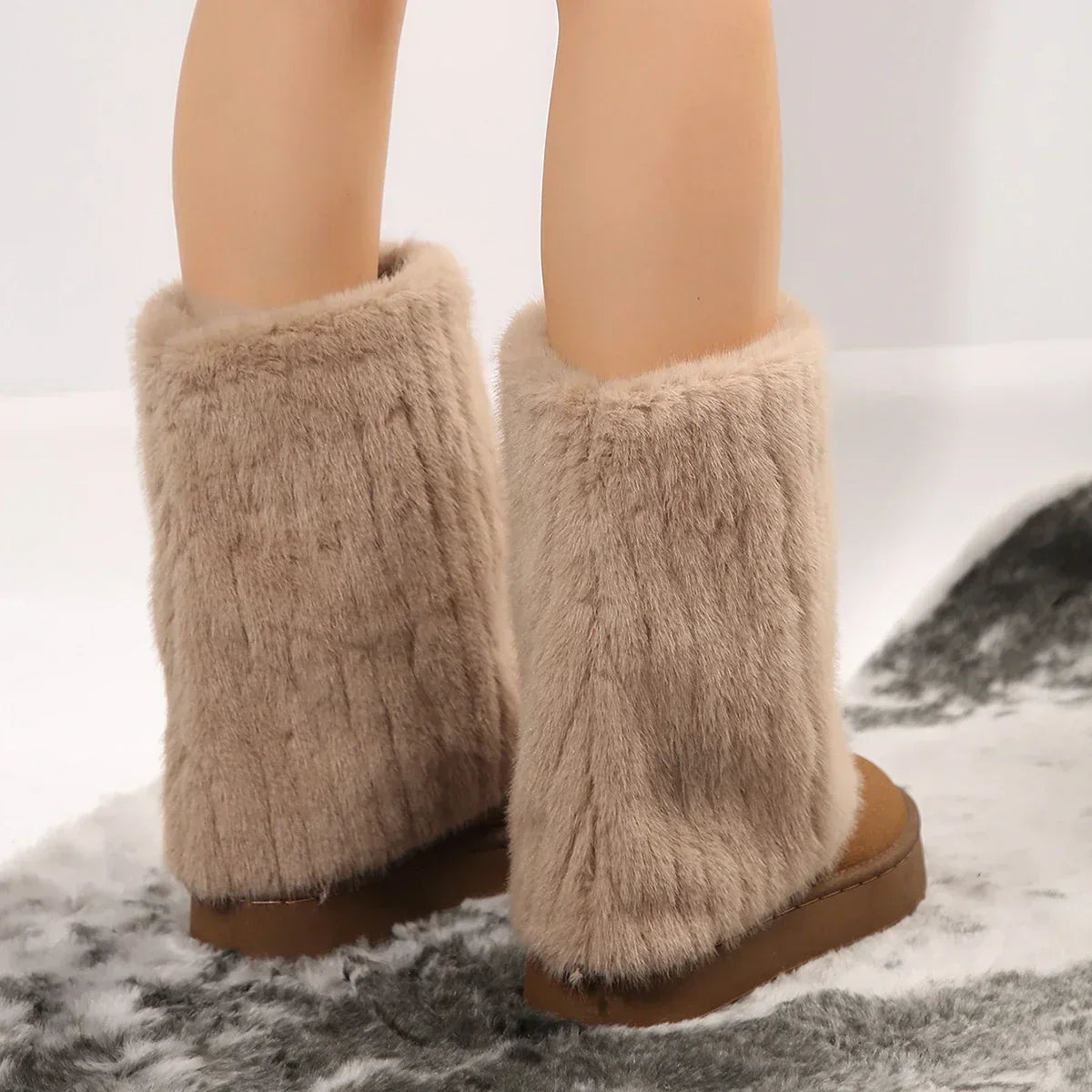 Women's Mid Calf Winter Boots