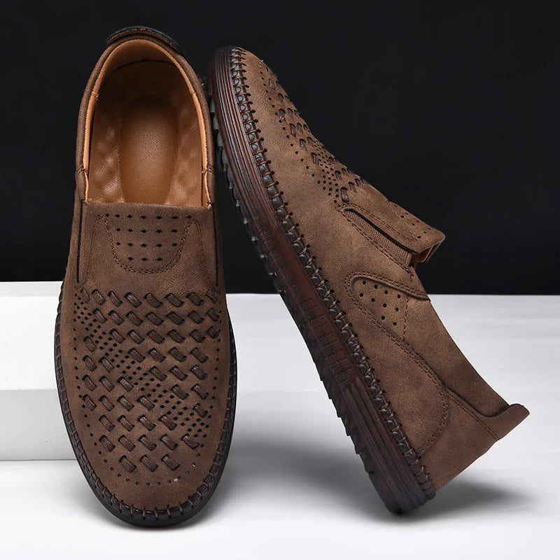 Men's Faux Leather Loafers