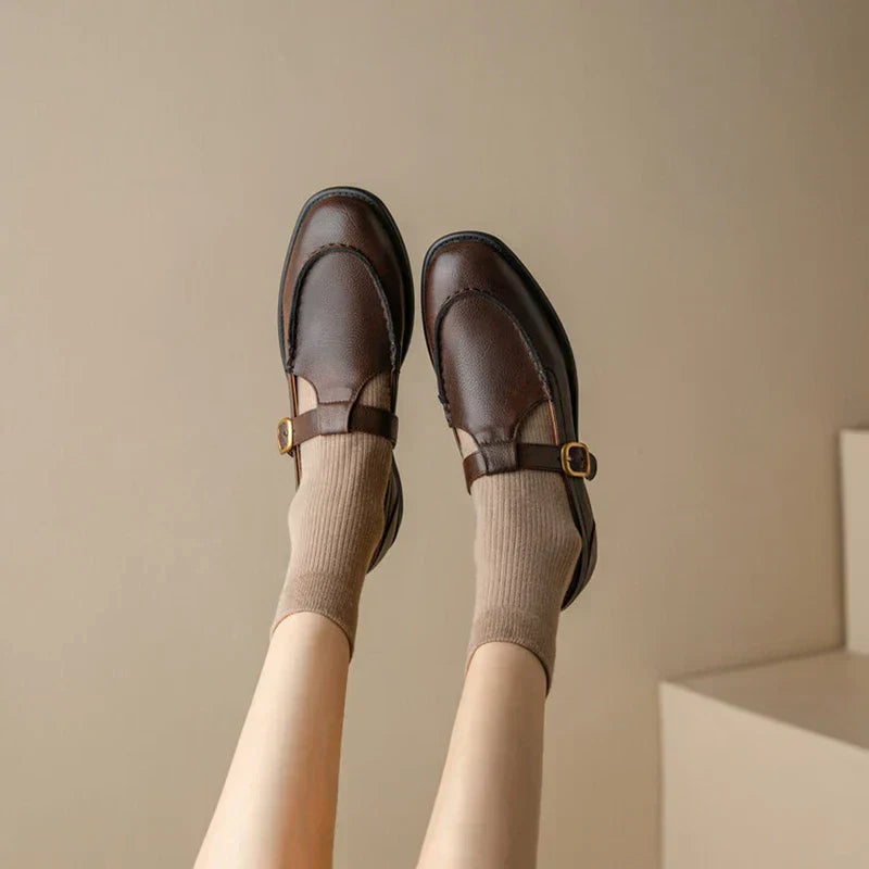 Vintage Style Women's Mary Jane Flat Shoes