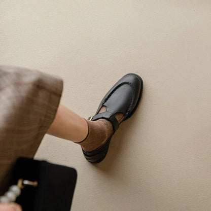 Vintage Style Women's Mary Jane Flat Shoes