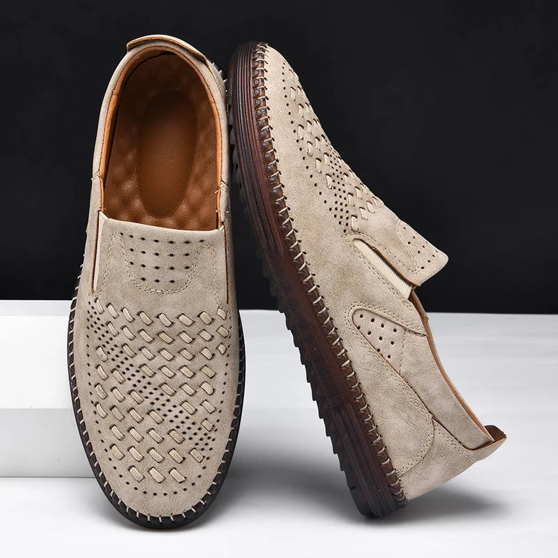 Men's Faux Leather Loafers