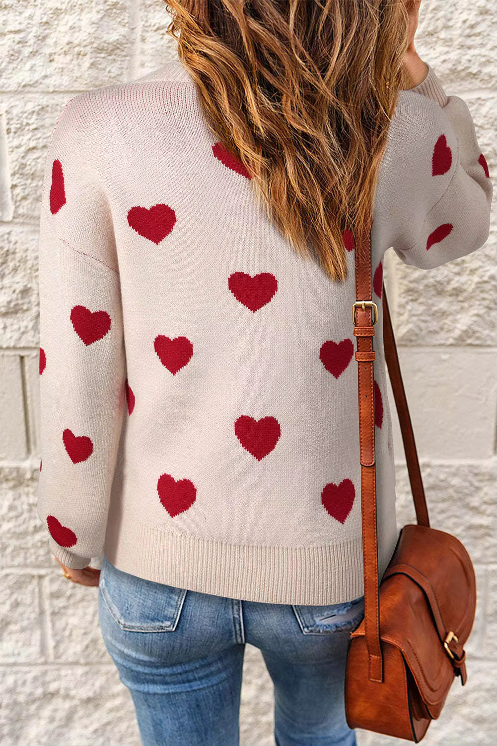 Women's Elegant Hearts Sweater