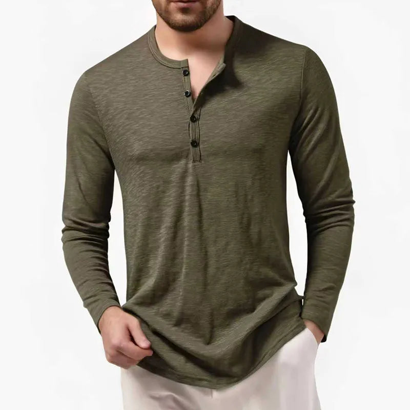 Men's Long Sleeve Dress Shirt - VibreMode
