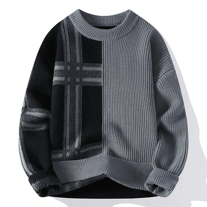 Warm Crew Neck Pullover Sweater