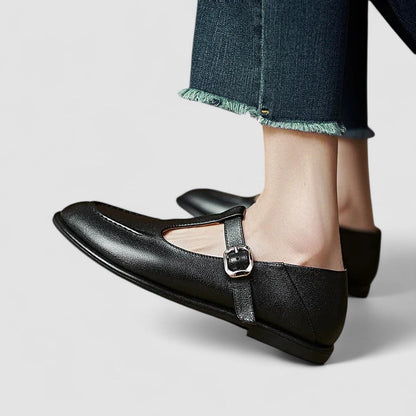 Women's Mary Jane T-Strap Shoes Rounded Toe