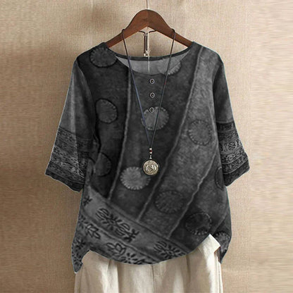 Women's Loose Fit Vintage Blouse