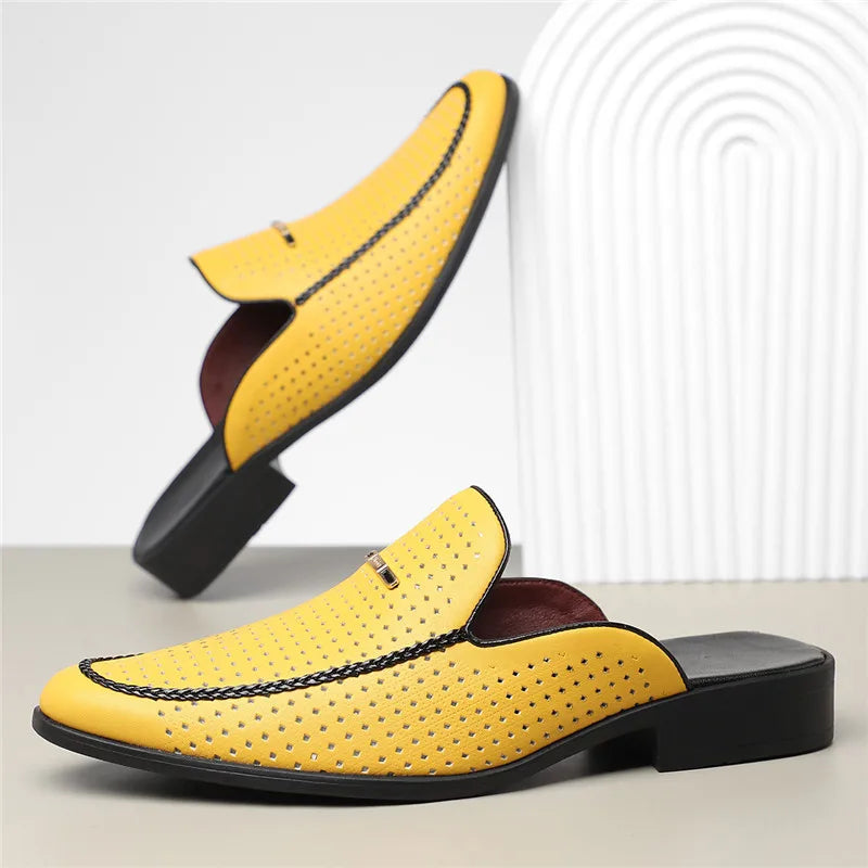Women's Leather Summer Mules