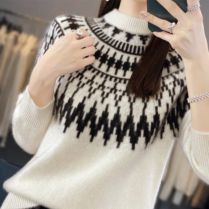 Women's Pull-On Sweater Knitted