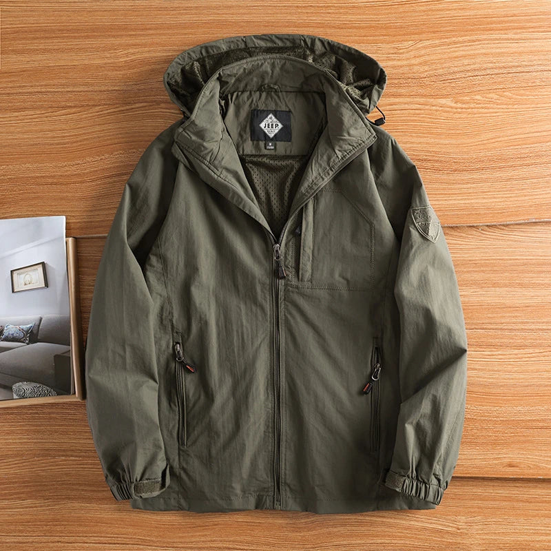 "TrailMaster" Waterproof Hiking Jacket by Cristian Moretti™ Caliboot