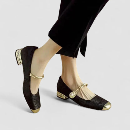 Women's Mary Jane Closed Toe Strap Shoes