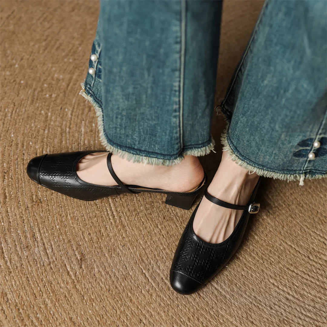 Milano Genuine Leather Mules