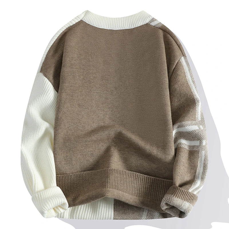 Men's Classic Plaid Relaxed Fit Sweater