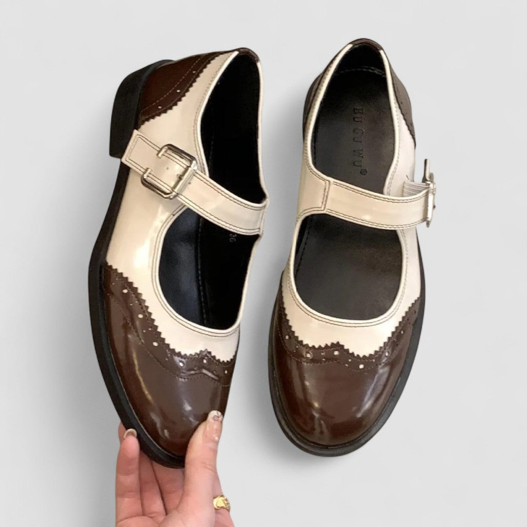 Women's Mary Jane Shoes Closed Toe Buckle
