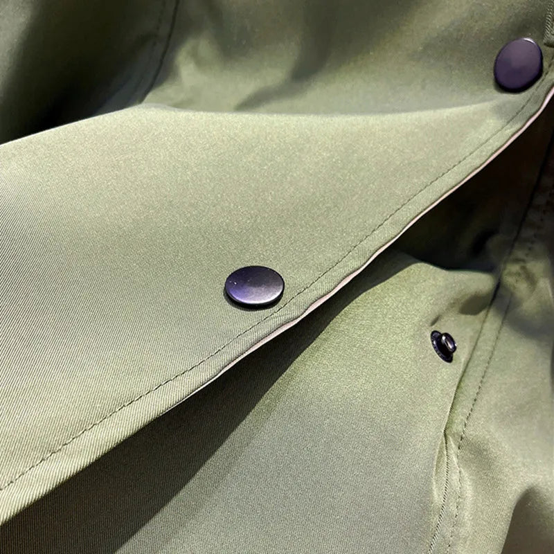 Women's Windbreaker Jacket Contrast Panel