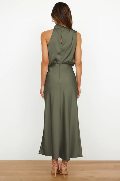 Elegant Women's Halter Evening Dress