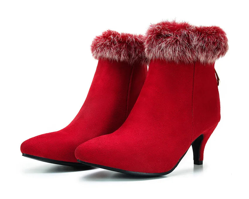 Women's Fur Ankle Boots