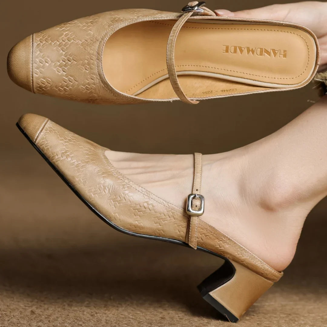 Milano Genuine Leather Mules - VibreMode