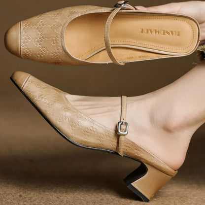 Milano Genuine Leather Mules - VibreMode