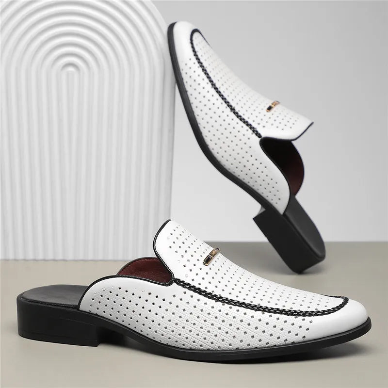 Lucas Men's Genuine Leather Mules