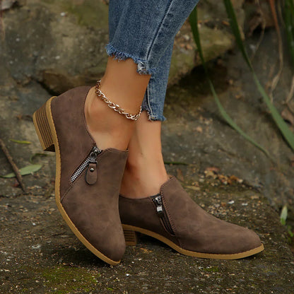 Women's Zip-Up Ankle Boots