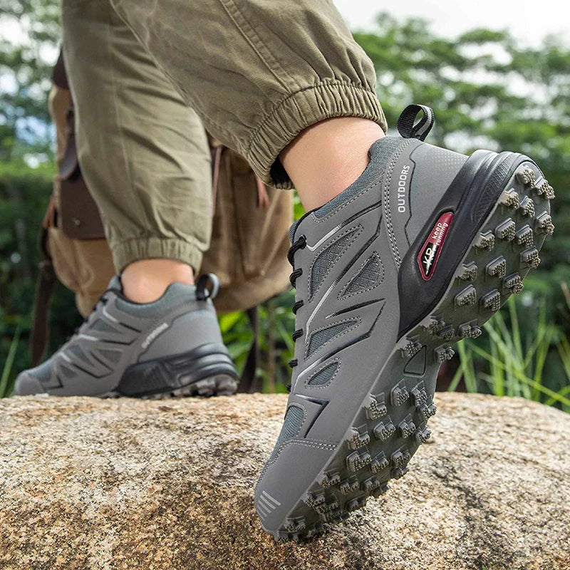 Waterproof Men's Hiking Boots Non-Slip Outdoor Trail Shoes
