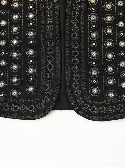 Women's Embellished Boho Vest